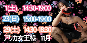 アリカ女王様11月